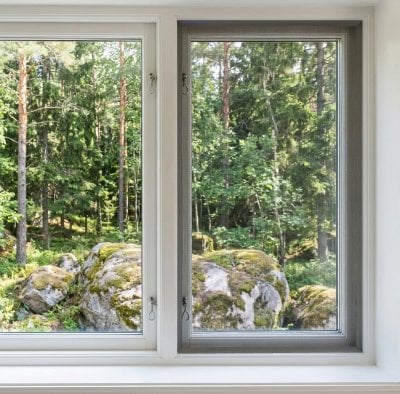 Biobasis® Hyttysverkko ikkunaan musta